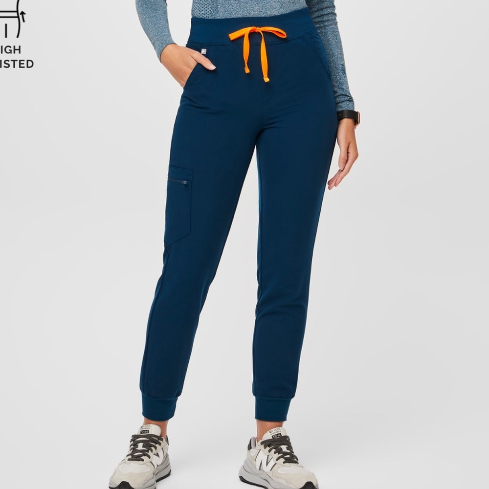 FIGS Deep Reef Blue Joggers